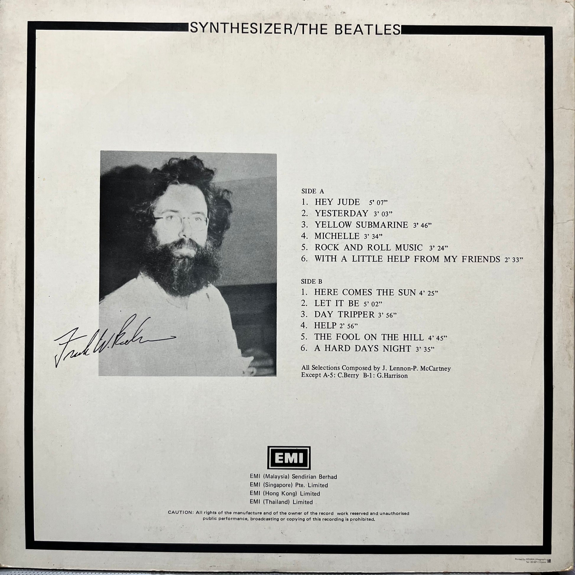 Frank W. Becker - Synthesizer / The Beatles - Five Flags Records