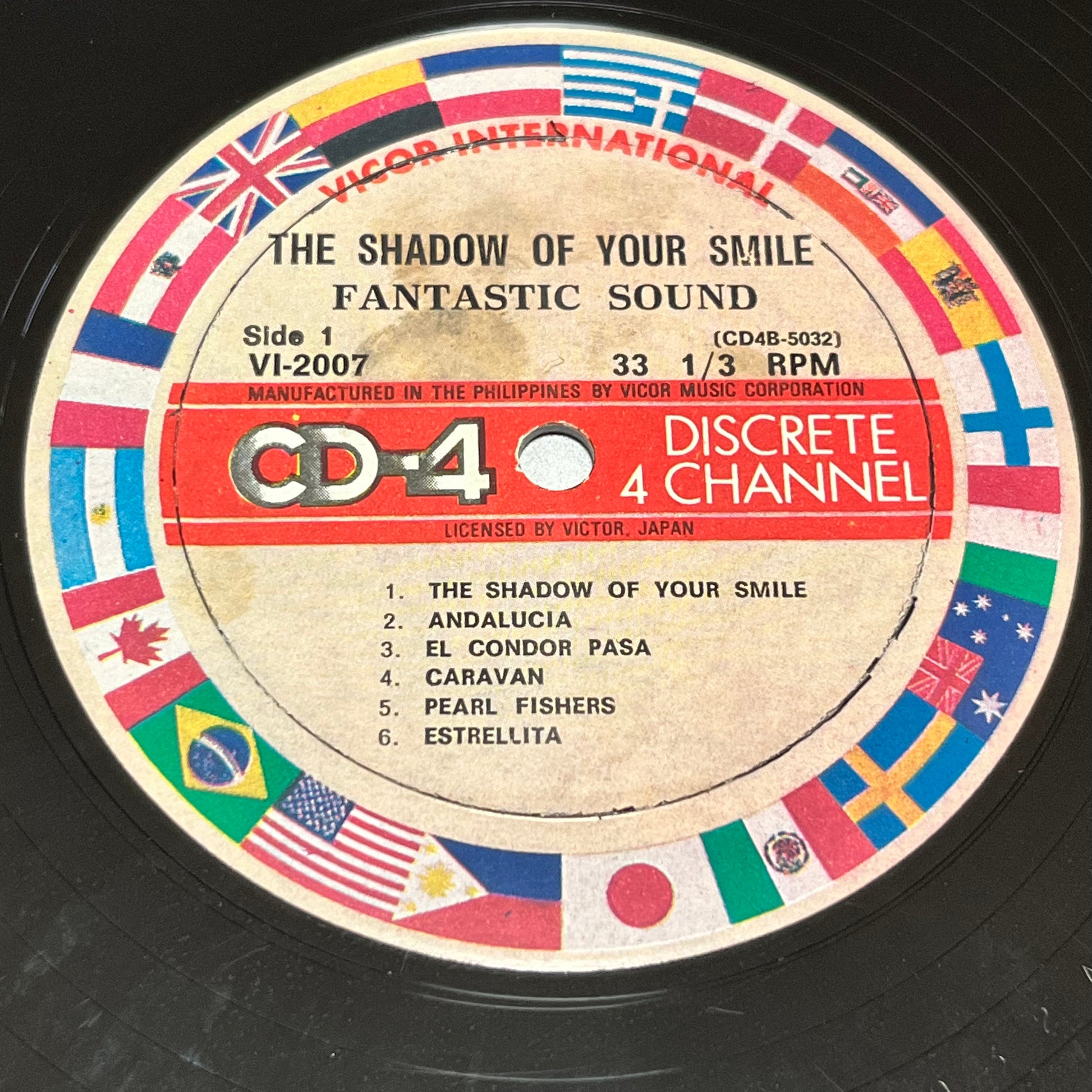 Fantastic Sound - The Shadow Of Your Smile - Five Flags Records