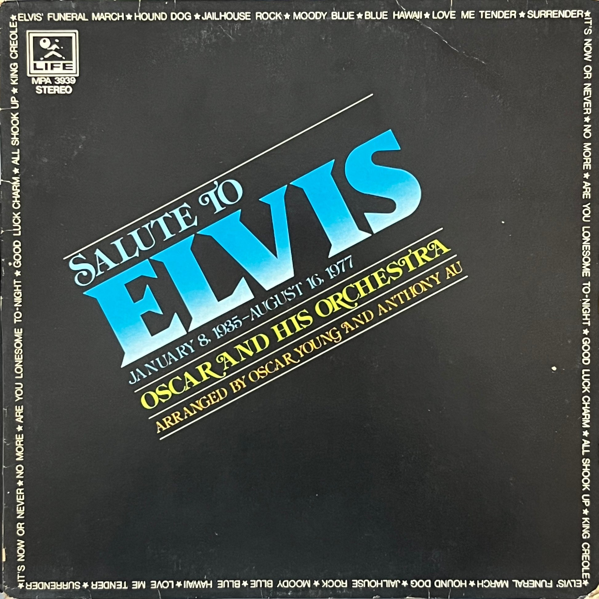 Oscar Young And His Orchestra - Salute To Elvis - Five Flags Records