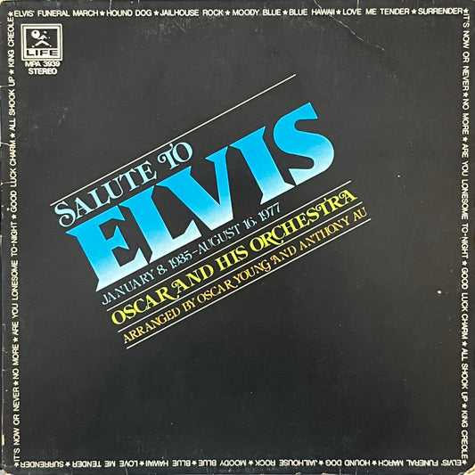 Oscar Young And His Orchestra - Salute To Elvis - Five Flags Records