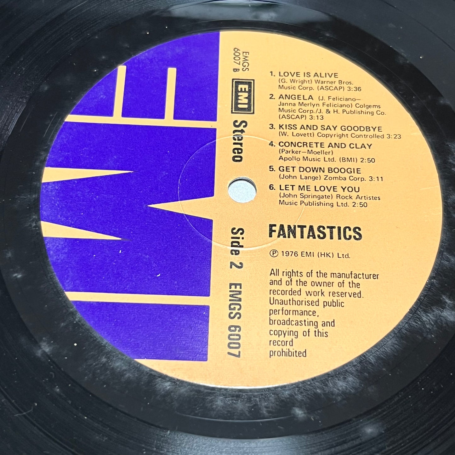 Fantastics - Five Flags Records