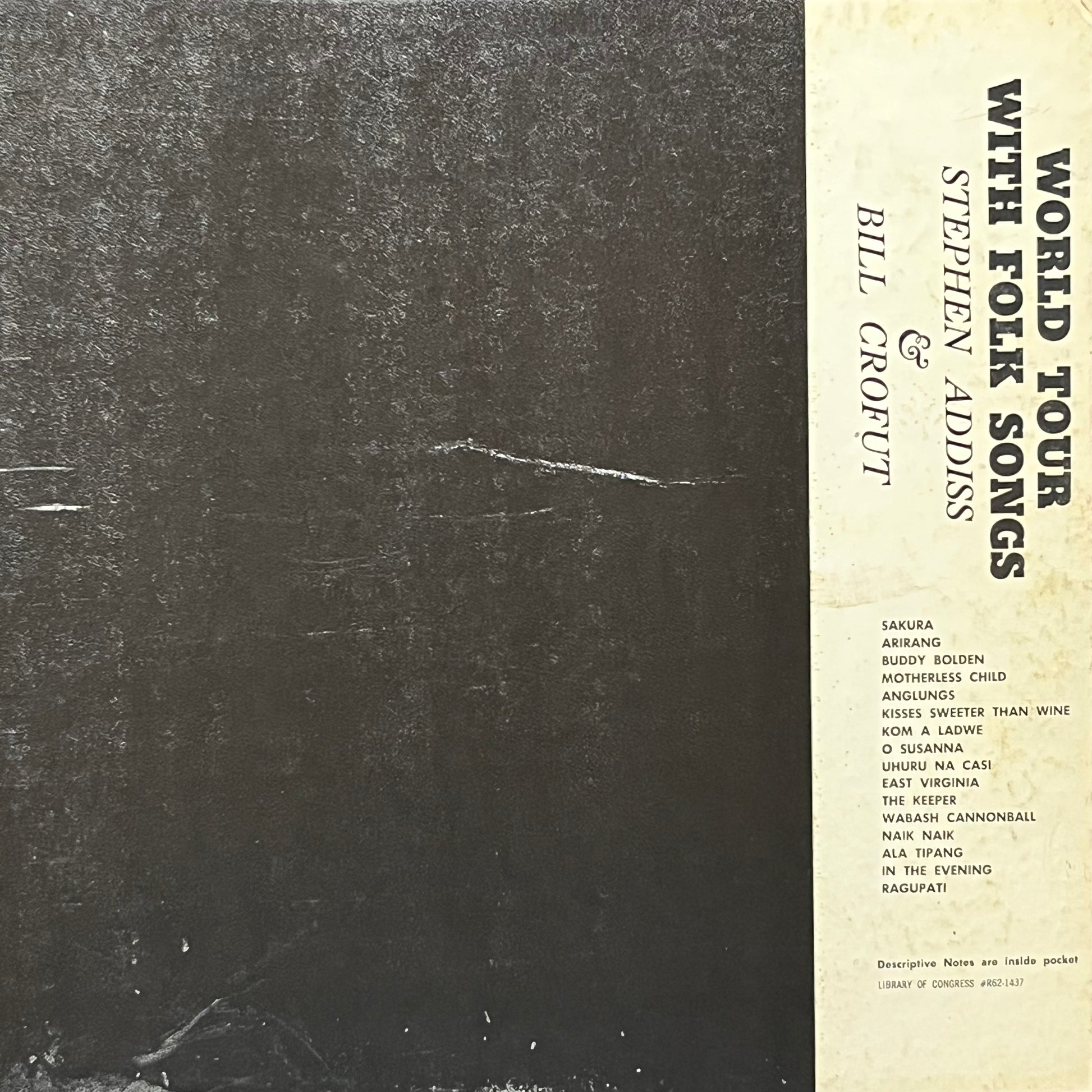 Stephen Addiss & Bill Crofut - World Tour With Folk Songs - Five Flags Records