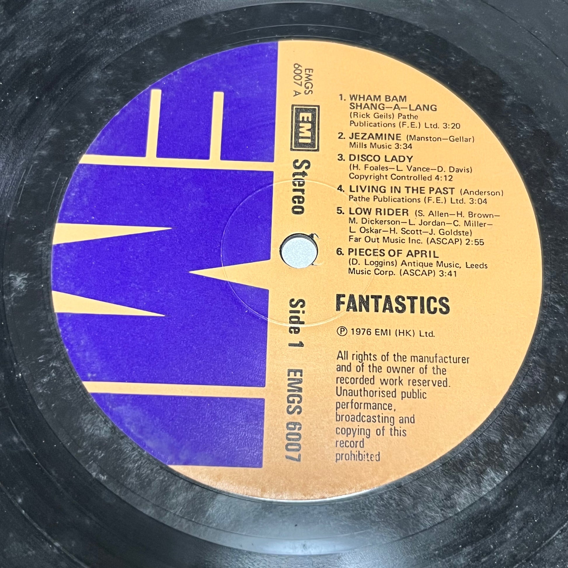 Fantastics - Five Flags Records