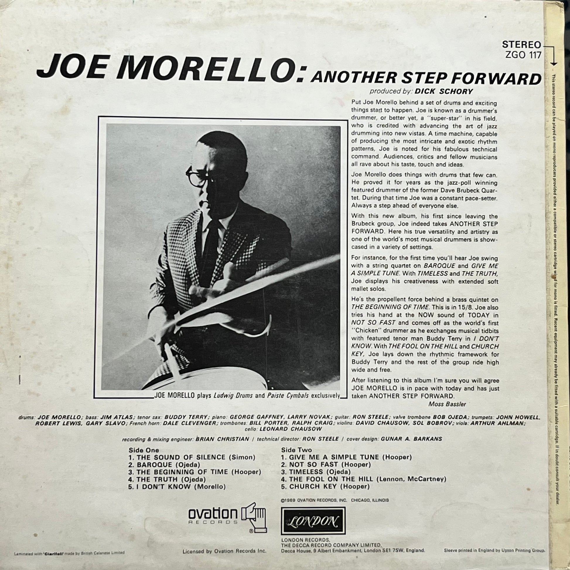 Joe Morello - Another Step Forward - Five Flags Records