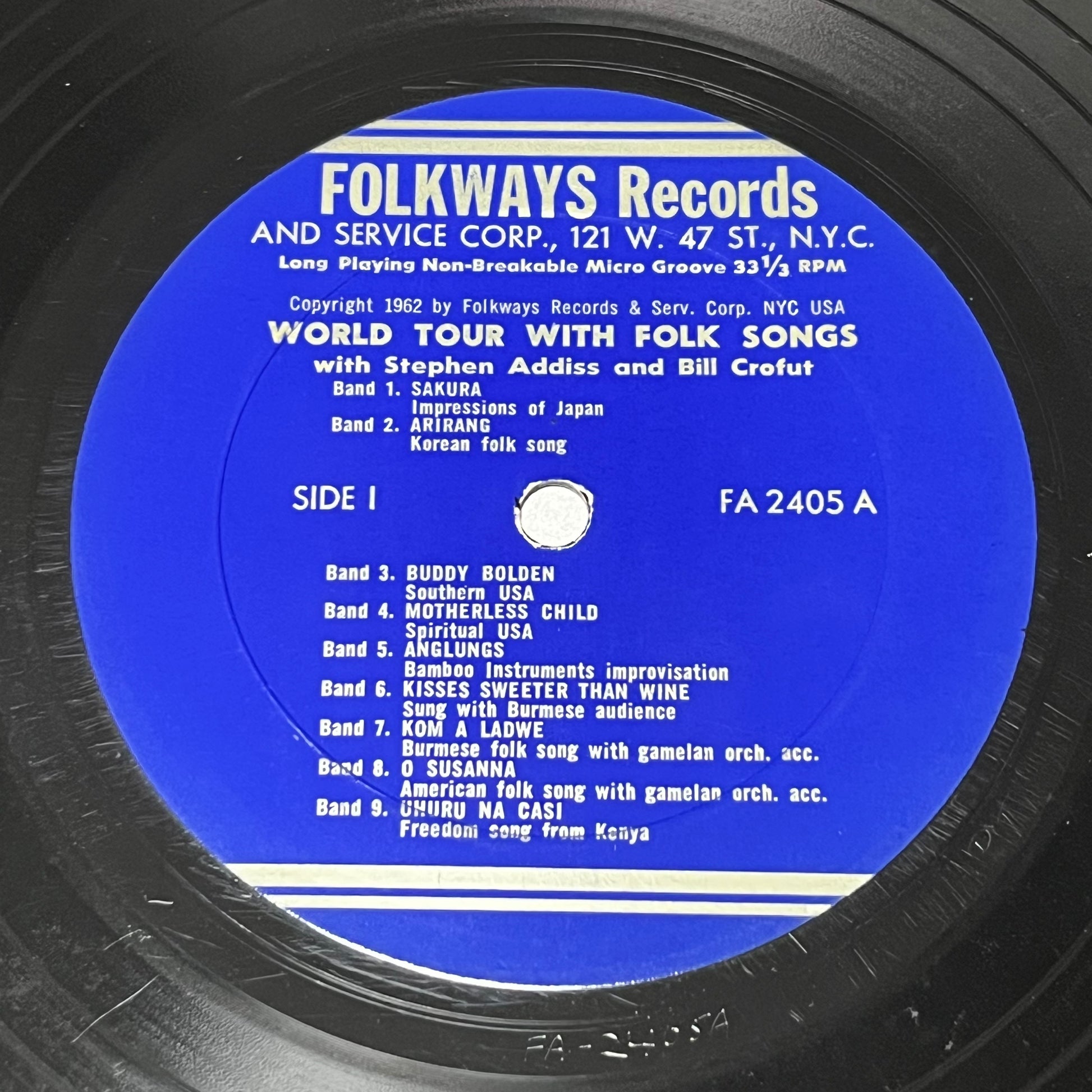 Stephen Addiss & Bill Crofut - World Tour With Folk Songs - Five Flags Records
