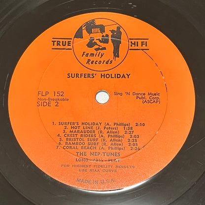 The Nep-tunes - Surfers' Holiday - Five Flags Records