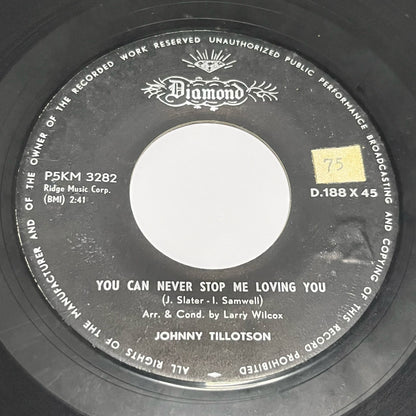 Johnny Tillotson - You Can Never Stop Me Loving You / Judy, Judy, Judy - Five Flags Records