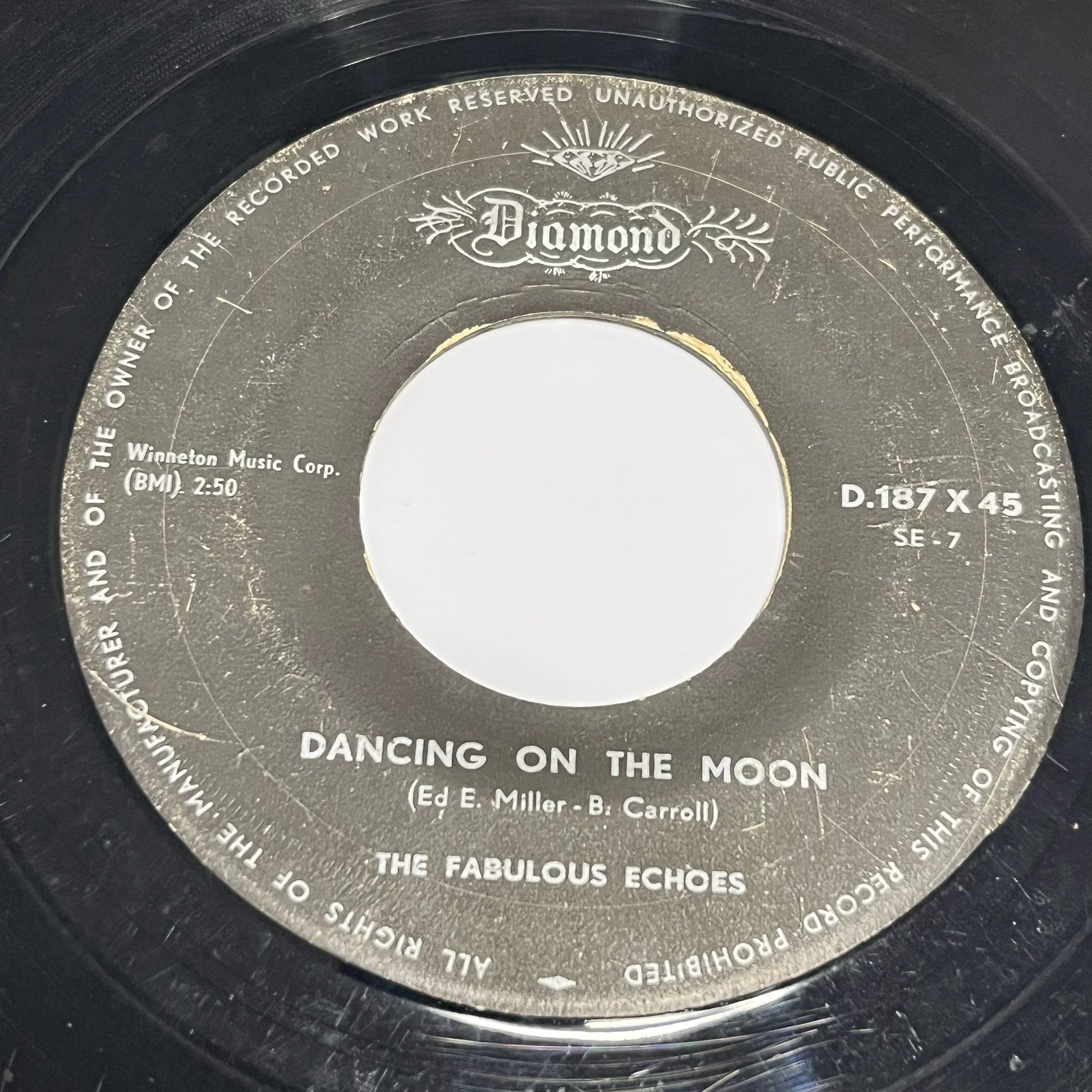 The Fabulous Echoes - Sunshine / Dancing On The Moon - Five Flags Records