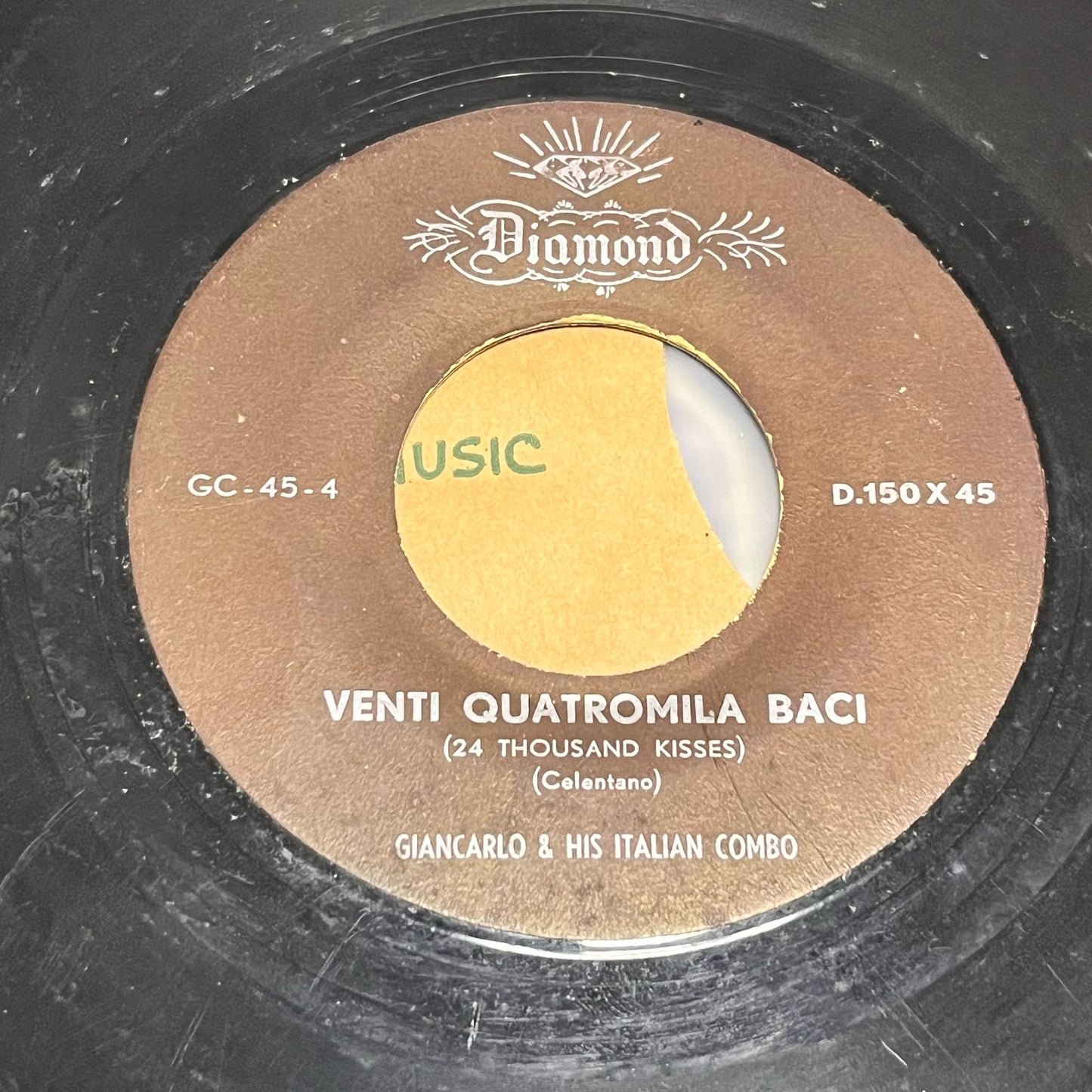 Giancarlo & His Italian Combo - Al Di La / Venti Quatromila Baci (24 Thousand Kisses) - Five Flags Records