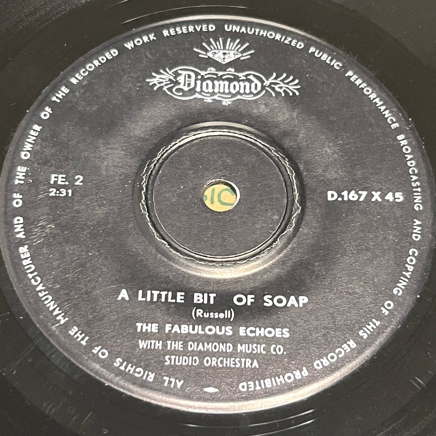 The Fabulous Echoes - Do The Mashed Potatoes / A Little Bit Of Soap - Five Flags Records