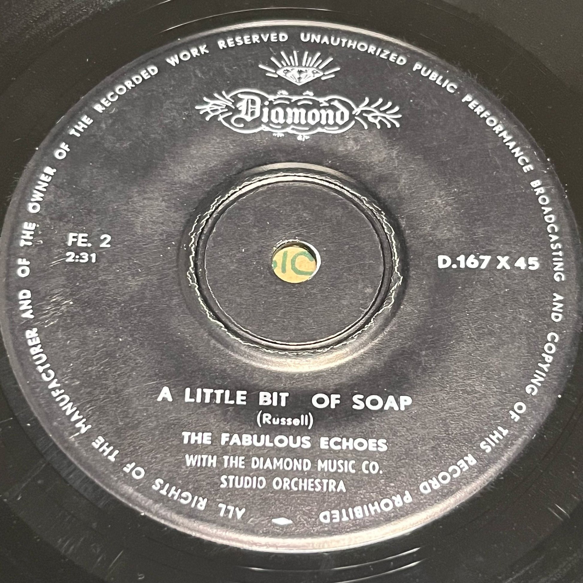 The Fabulous Echoes - Do The Mashed Potatoes / A Little Bit Of Soap - Five Flags Records