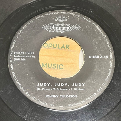 Johnny Tillotson - You Can Never Stop Me Loving You / Judy, Judy, Judy - Five Flags Records