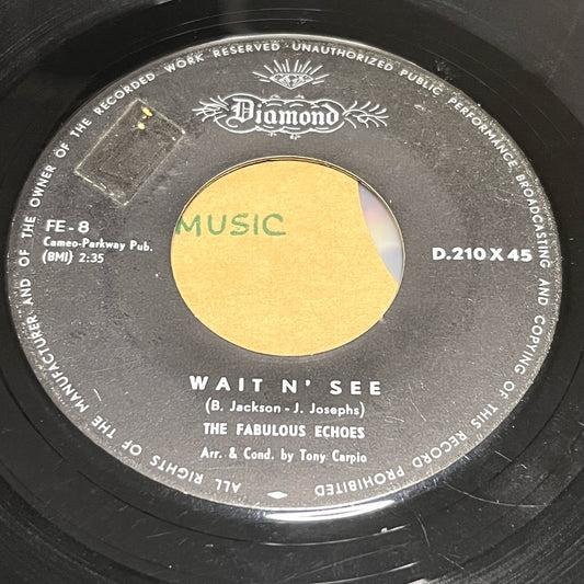 The Fabulous Echoes - Wait N' See / For You - Five Flags Records