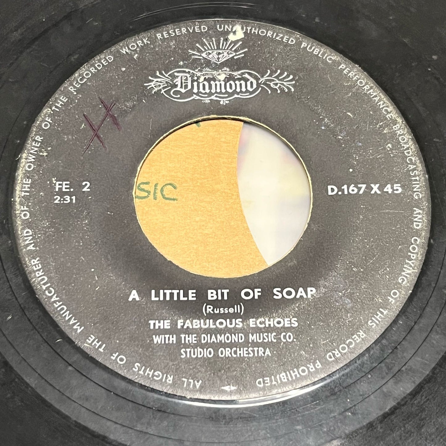 The Fabulous Echoes - Do The Mashed Potatoes / A Little Bit Of Soap - Five Flags Records