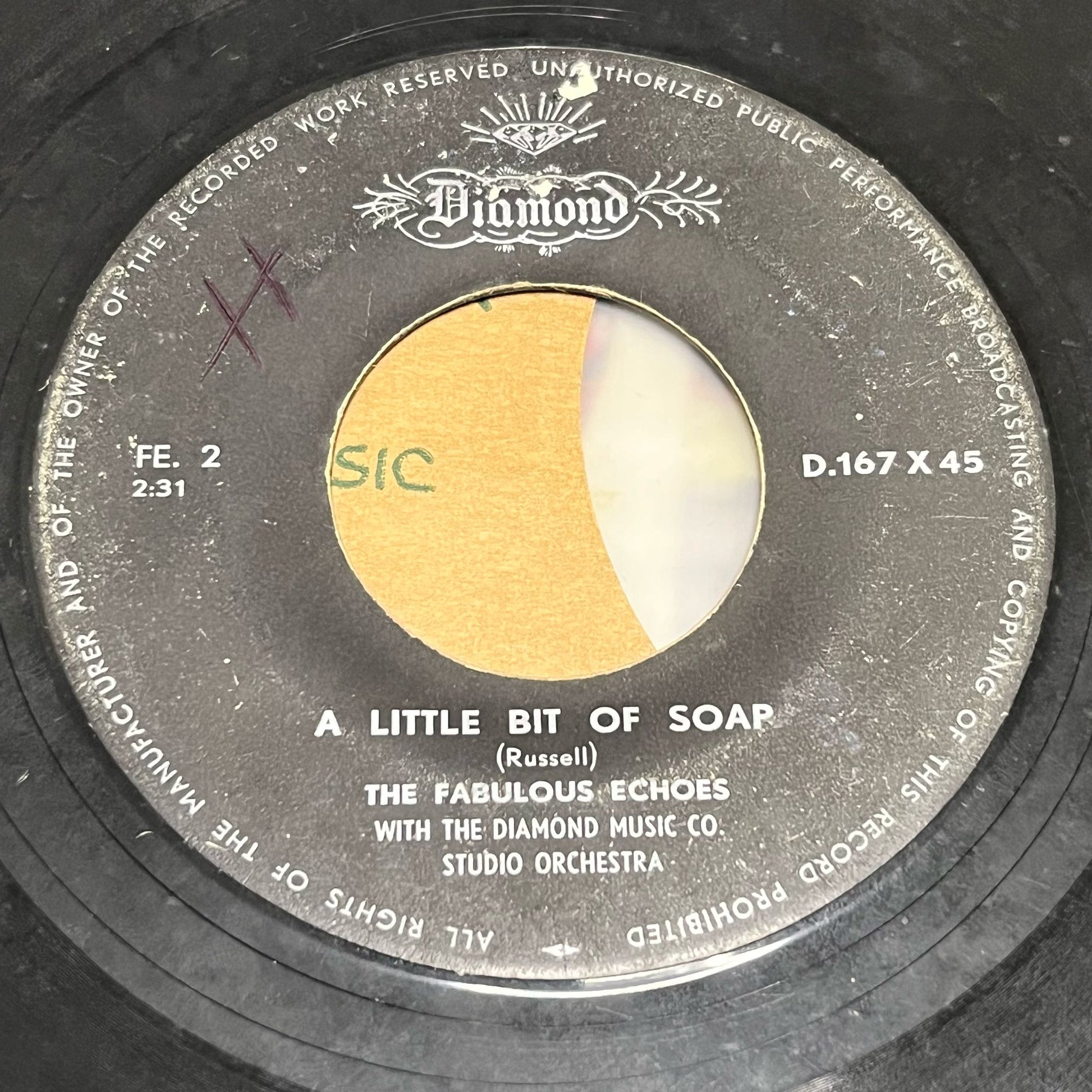 The Fabulous Echoes - Do The Mashed Potatoes / A Little Bit Of Soap - Five Flags Records