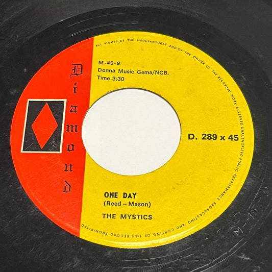 The Mystics - One Day / May My Heart Be Cast Into Stone - Five Flags Records