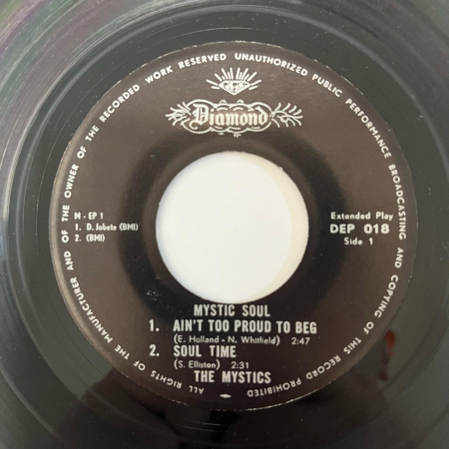 The Mystics - Mystic Soul - Five Flags Records