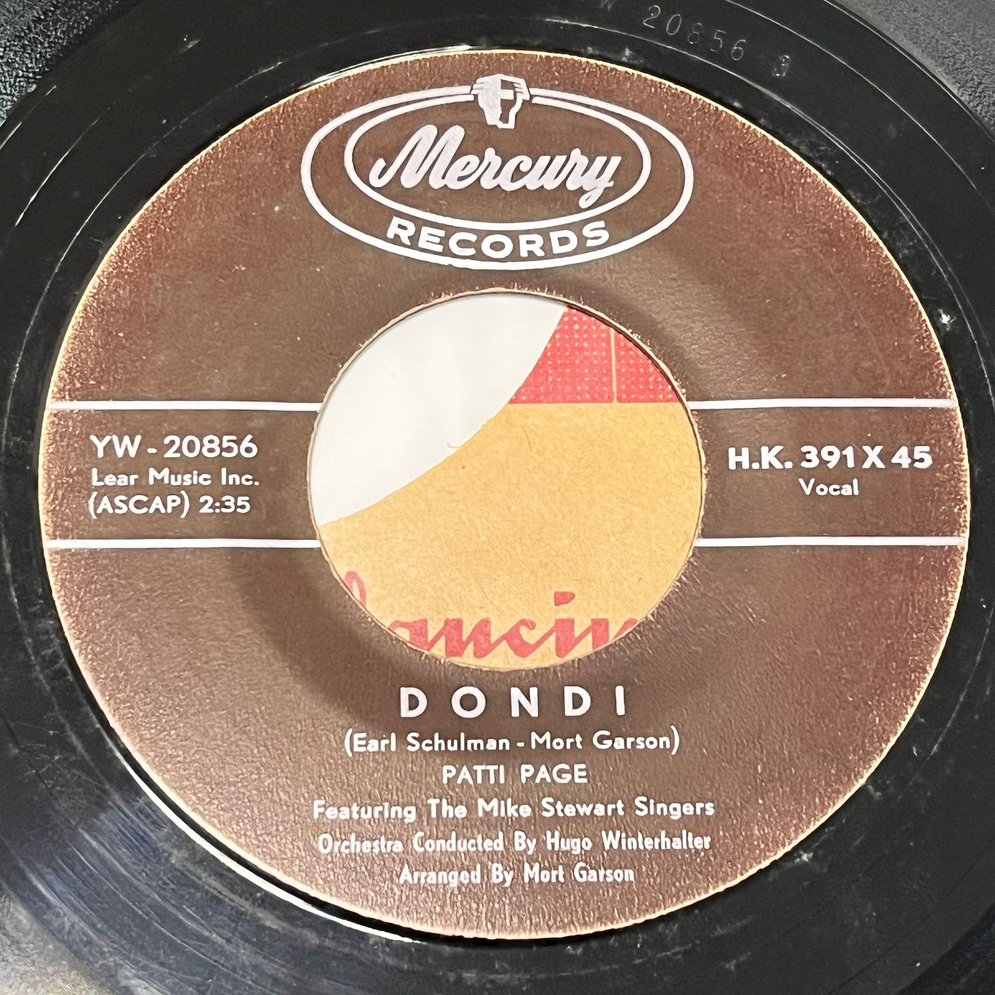 Patti Page - A City Girl Stole My Country Boy / Dondi - Five Flags Records