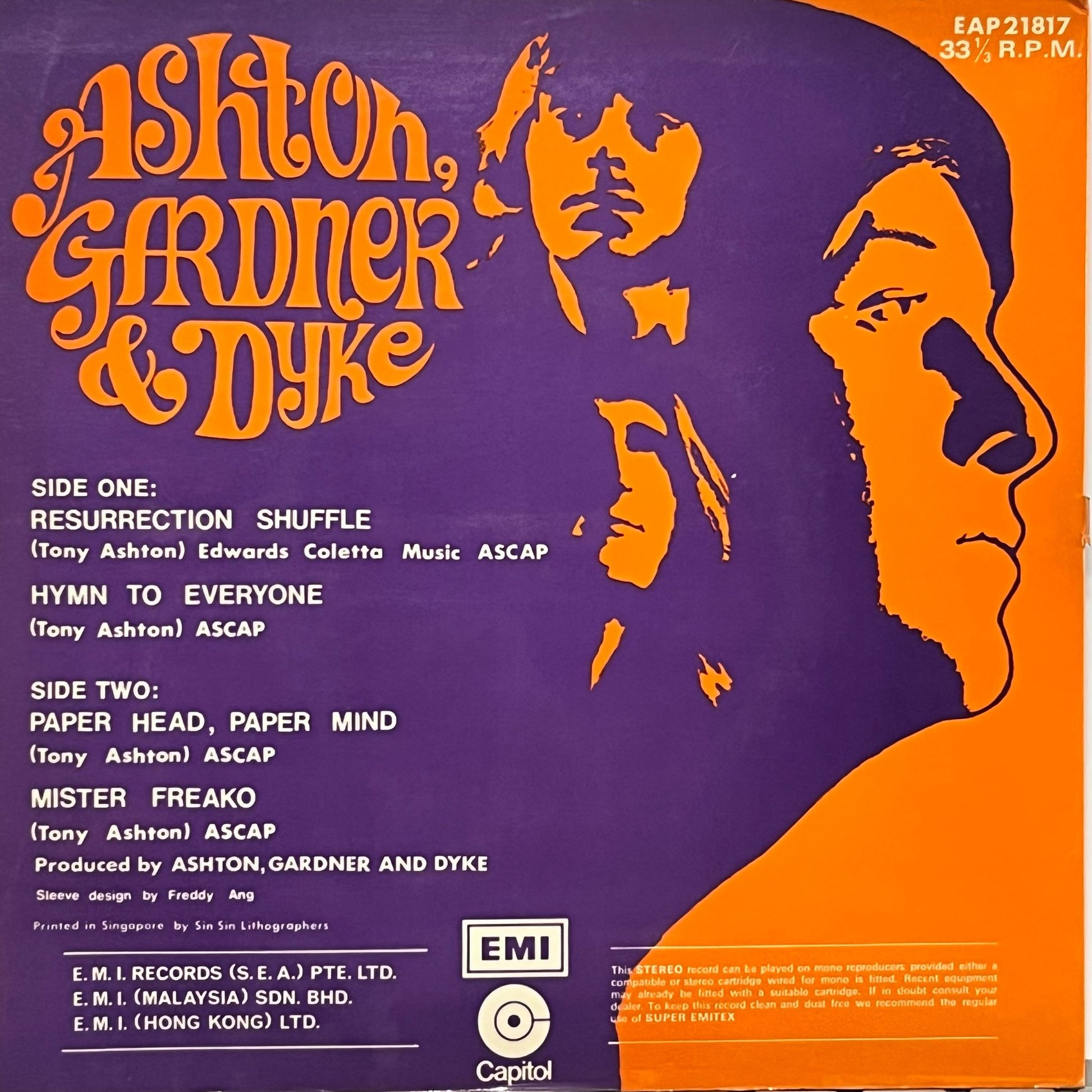 Ashton, Gardner & Dyke - Five Flags Records
