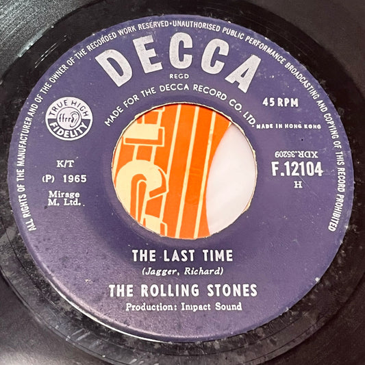 The Rolling Stones - The Last Time / Play With Fire - Five Flags Records