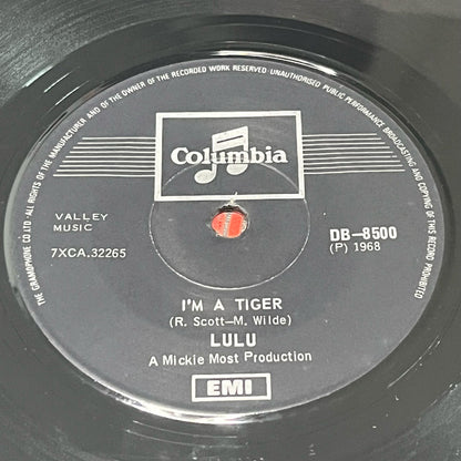 Lulu - I'm A Tiger / Without Him - Five Flags Records