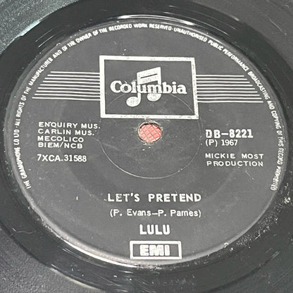 Lulu - Let's Pretend / To Sir With Love - Five Flags Records