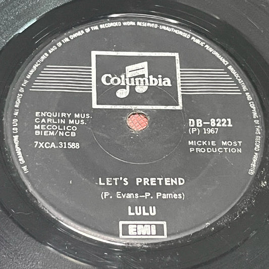 Lulu - Let's Pretend / To Sir With Love - Five Flags Records