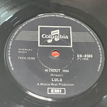 Lulu - I'm A Tiger / Without Him - Five Flags Records