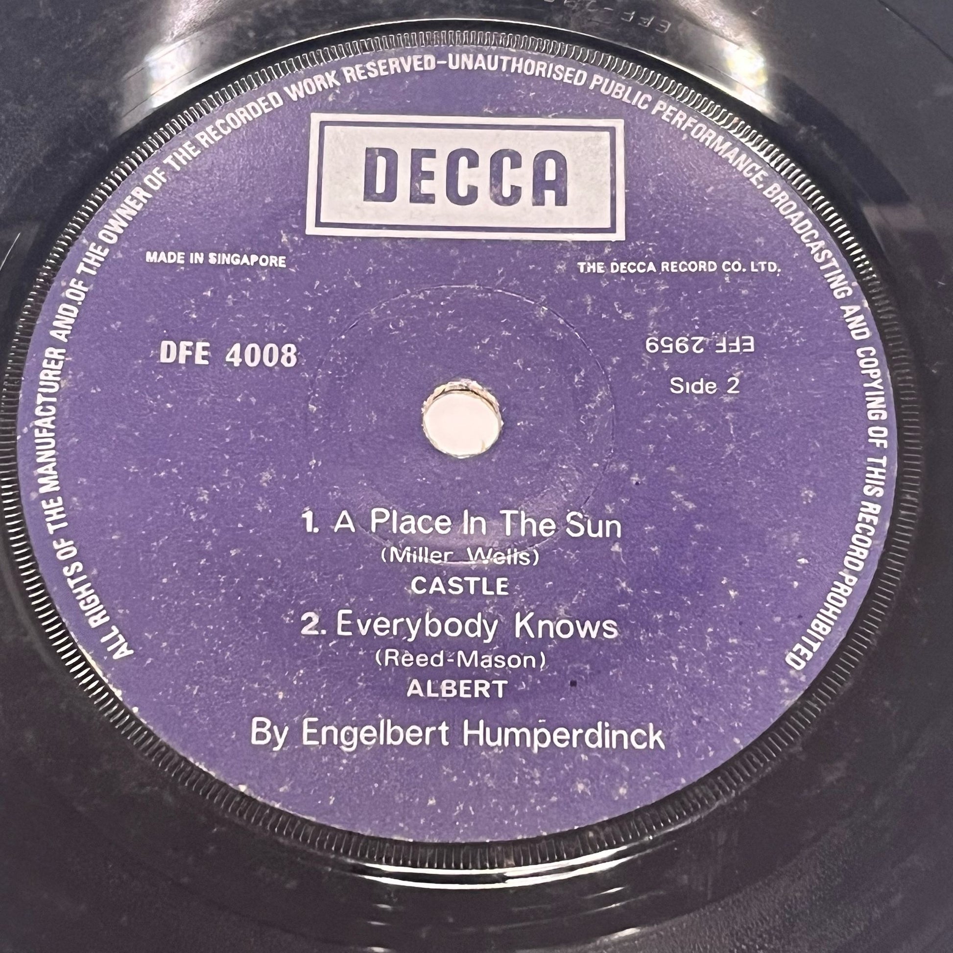 Engelbert Humperdinck - The Last Waltz - Five Flags Records