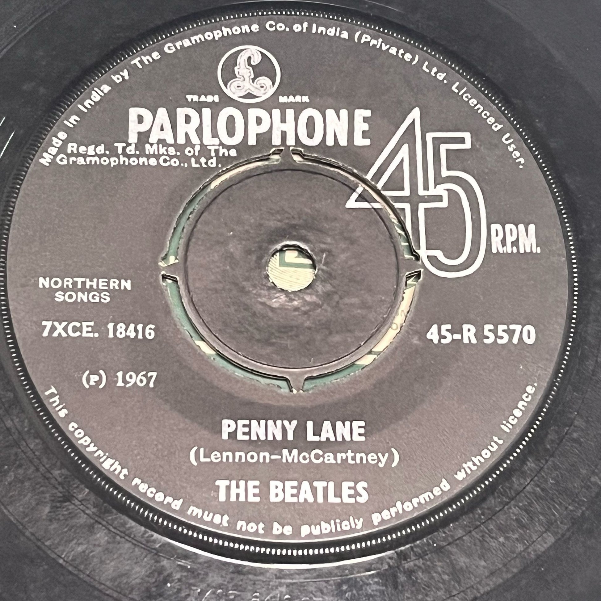 The Beatles - Strawberry Fields Forever / Penny Lane - Five Flags Records