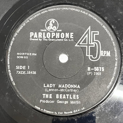 The Beatles - Lady Madonna / The Inner Light - Five Flags Records