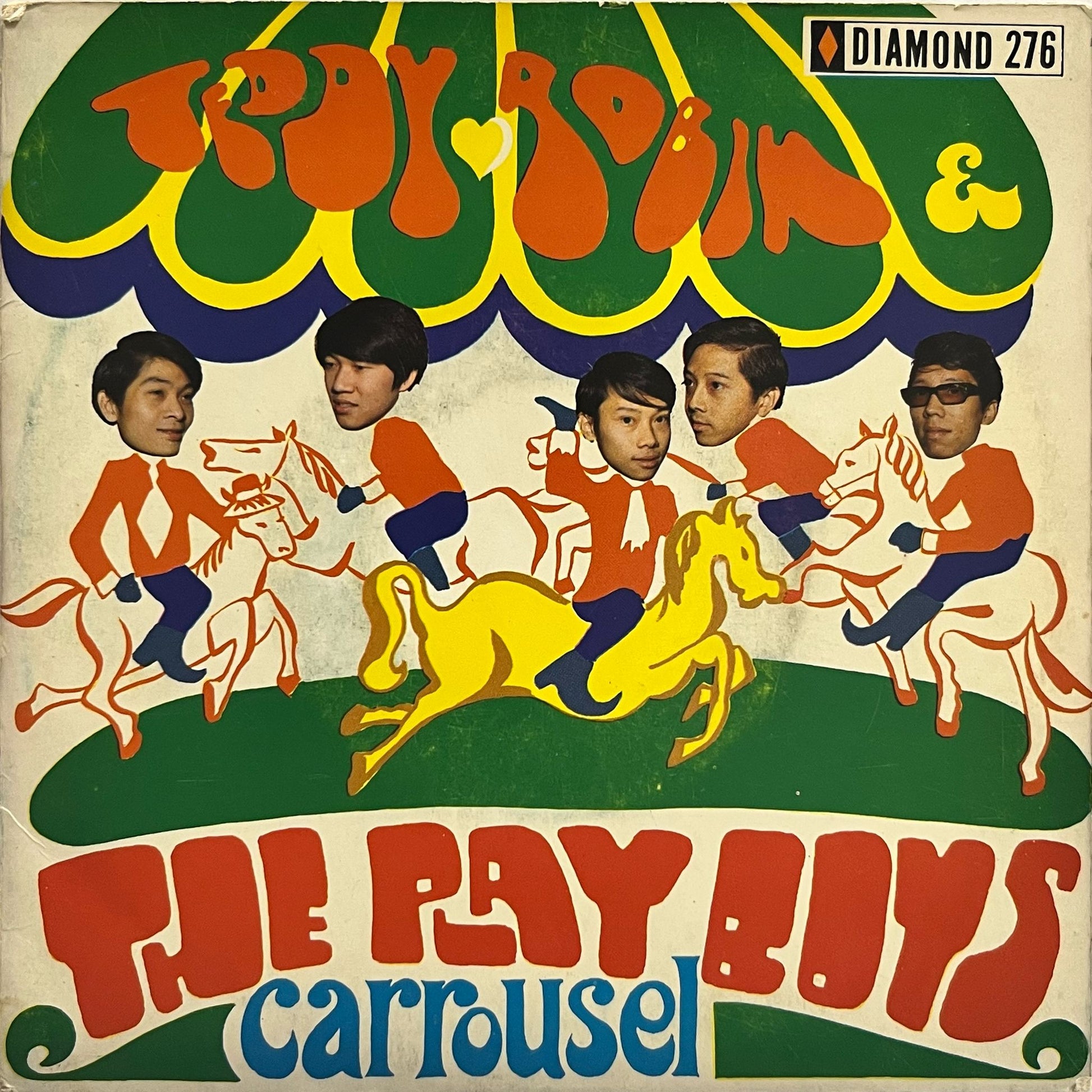 Teddy Robin & the Playboys - Carrousel / Young Beat - Five Flags Records
