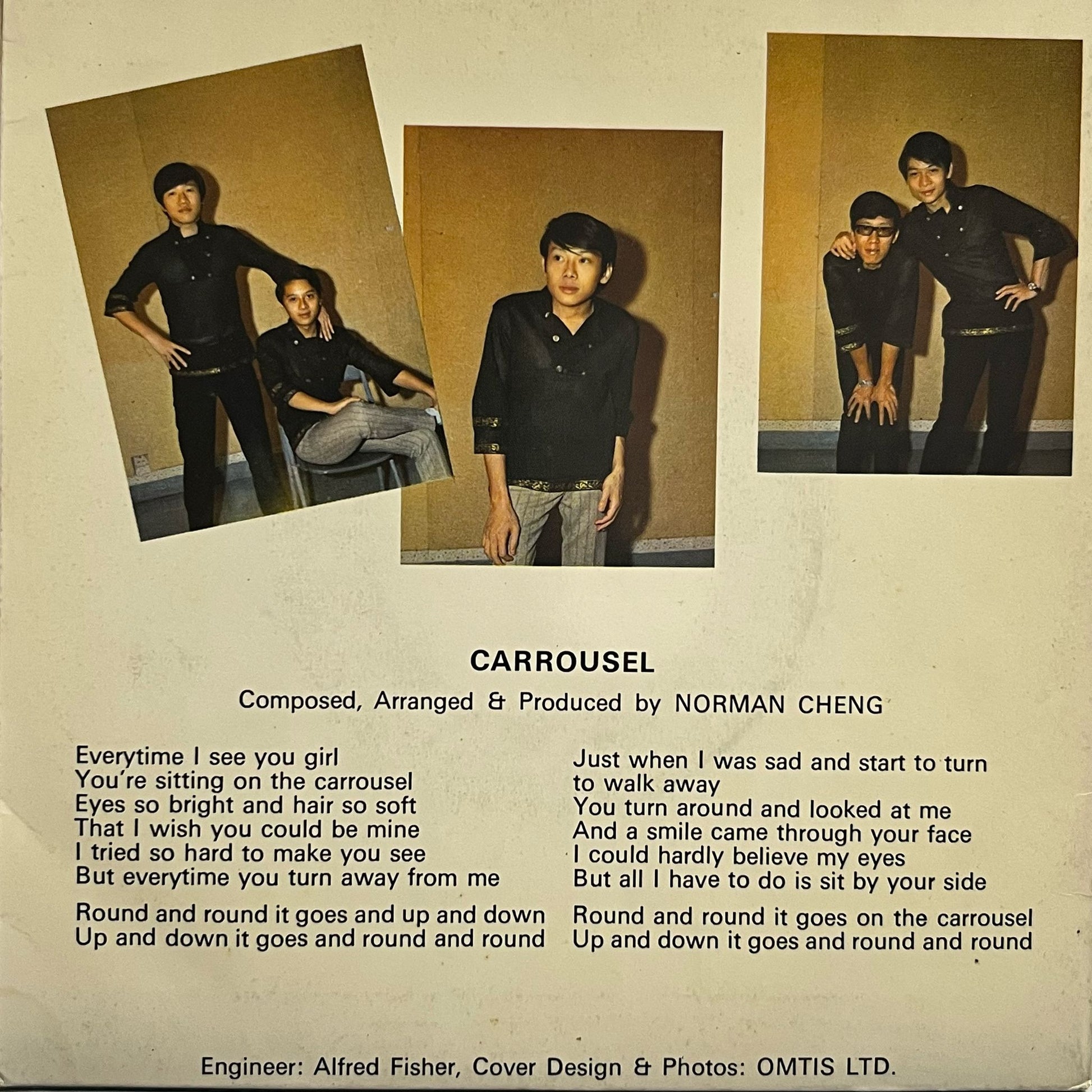 Teddy Robin & the Playboys - Carrousel / Young Beat - Five Flags Records