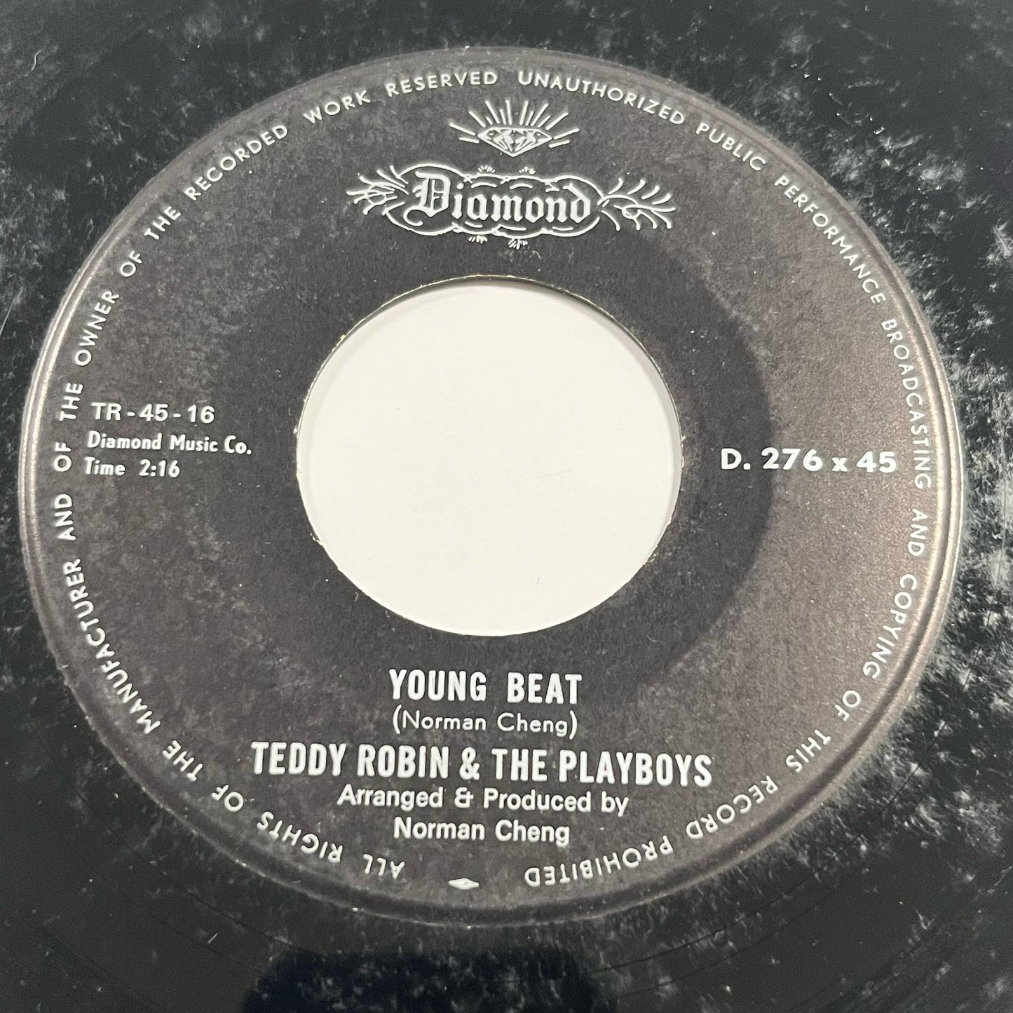 Teddy Robin & the Playboys - Carrousel / Young Beat - Five Flags Records