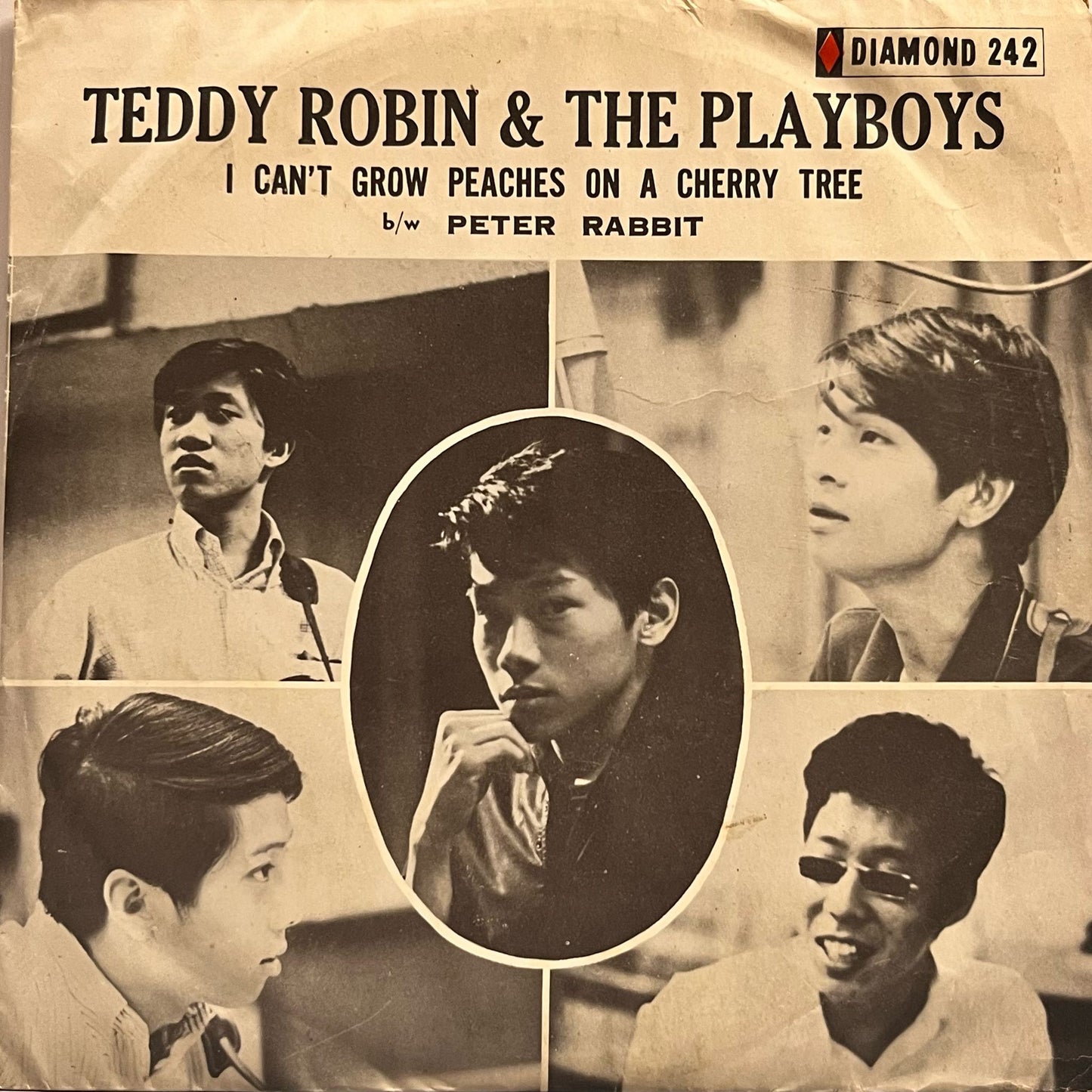 Teddy Robin & The Playboys - I Can't Grow Peaches On A Cherry Tree / Peter Rabbit - Five Flags Records