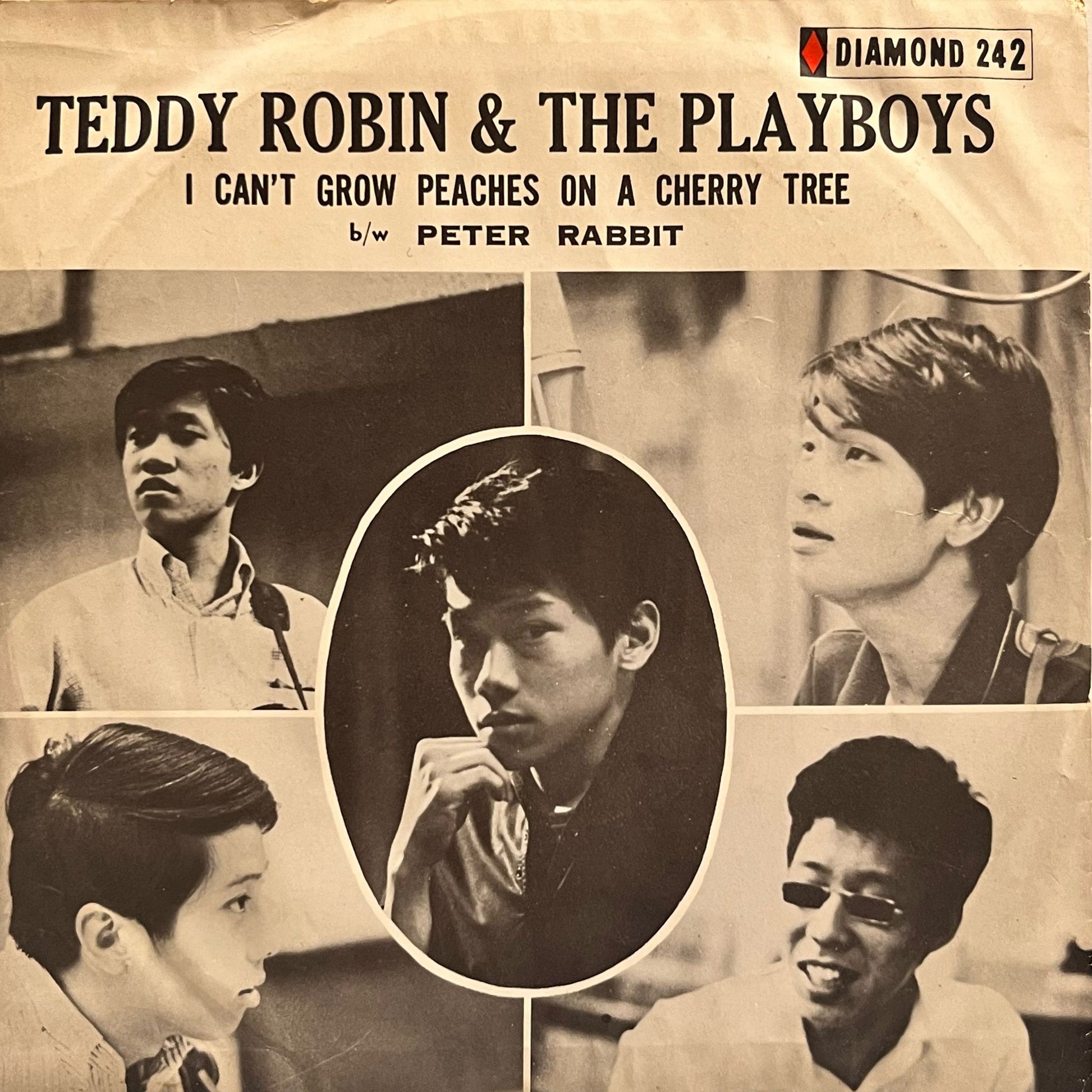 Teddy Robin & The Playboys - I Can't Grow Peaches On A Cherry Tree / Peter Rabbit - Five Flags Records