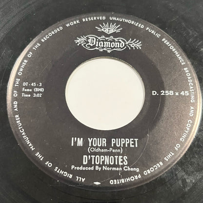D 'Topnotes - I'm Your Puppet / We'll Be Together - Five Flags Records