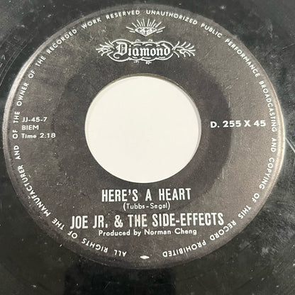 Joe Jr & The Side-effects - Here's A Heart / So Much In Love With You - Five Flags Records