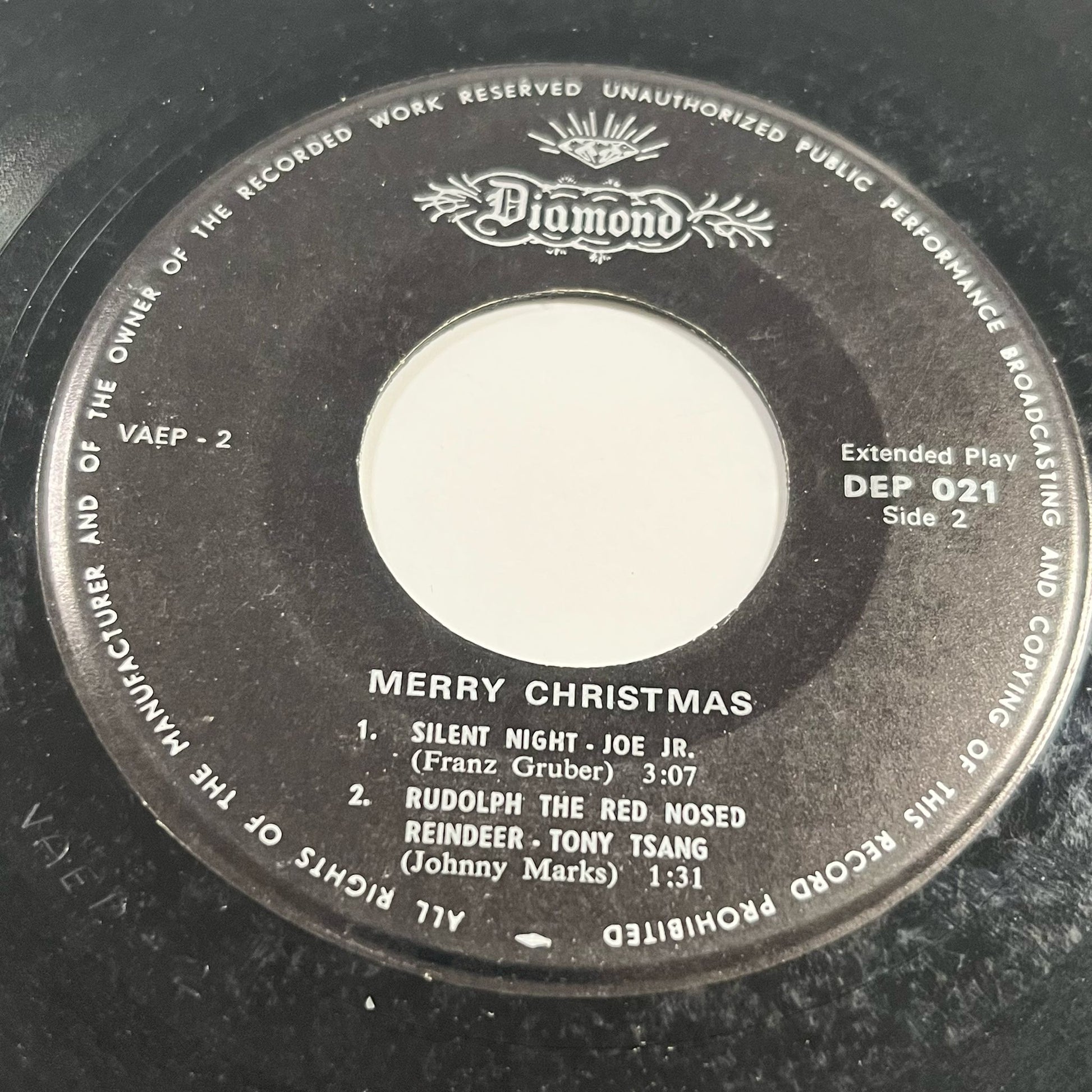 Teddy Robin, Anders Nelson, Joe Jr and Tony Tsang - Merry Christmas - Five Flags Records