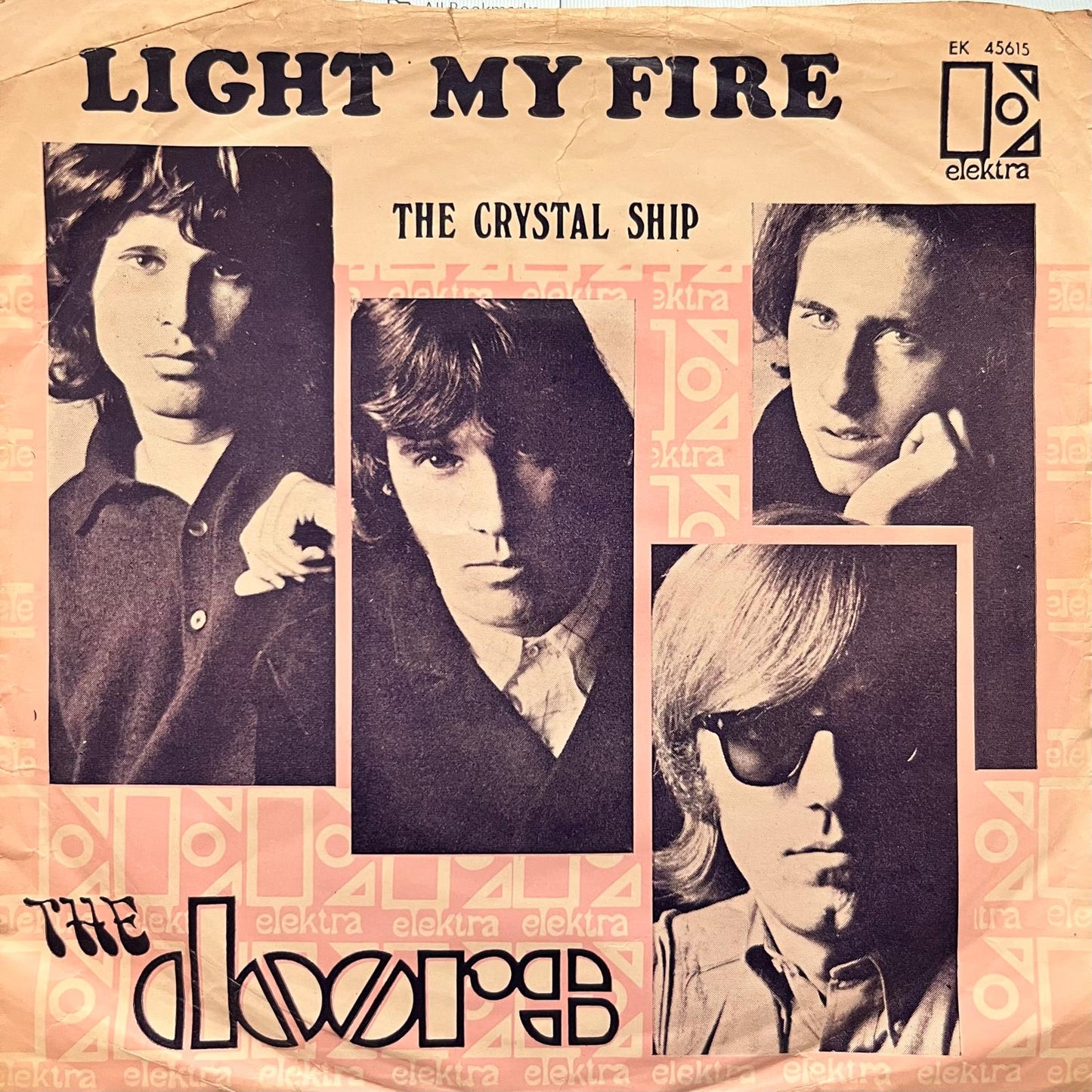 The Doors - Light My Fire / The Crystal Ship - Five Flags Records