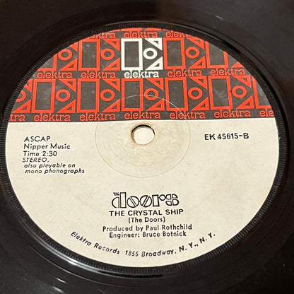 The Doors - Light My Fire / The Crystal Ship - Five Flags Records