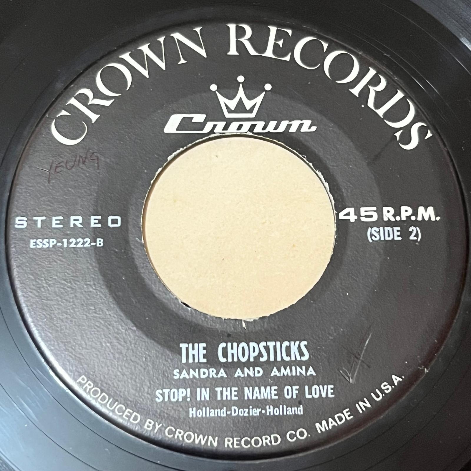 The Chopsticks - Medley / Stop! In The Name Of Love - Five Flags Records