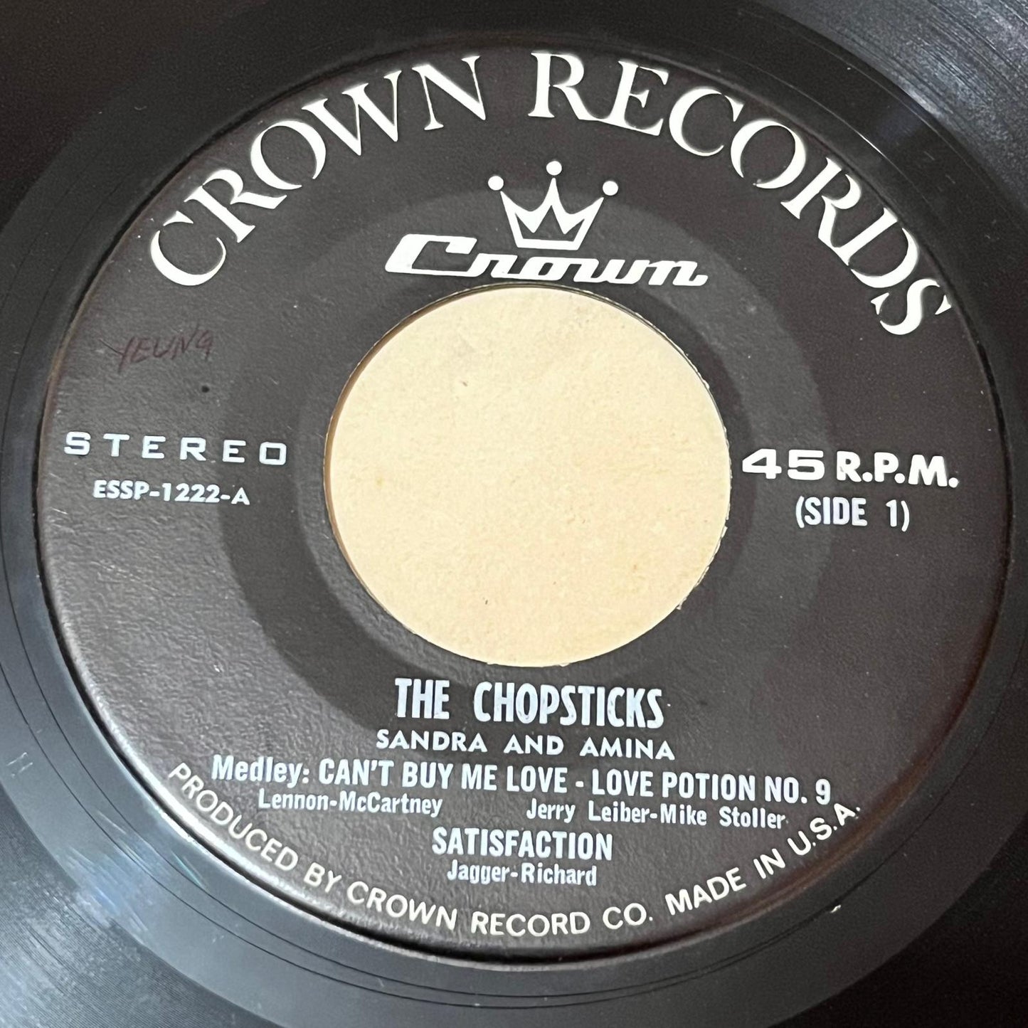 The Chopsticks - Medley / Stop! In The Name Of Love - Five Flags Records