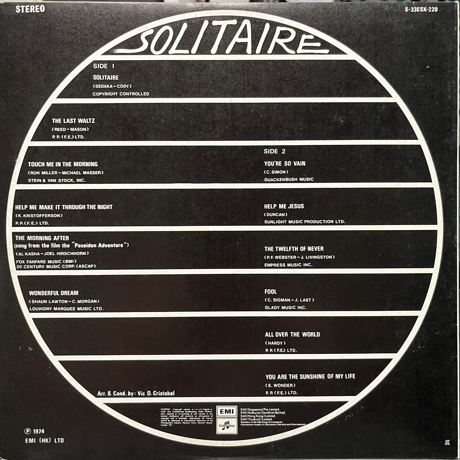 Irene Ryder - Solitaire - Five Flags Records