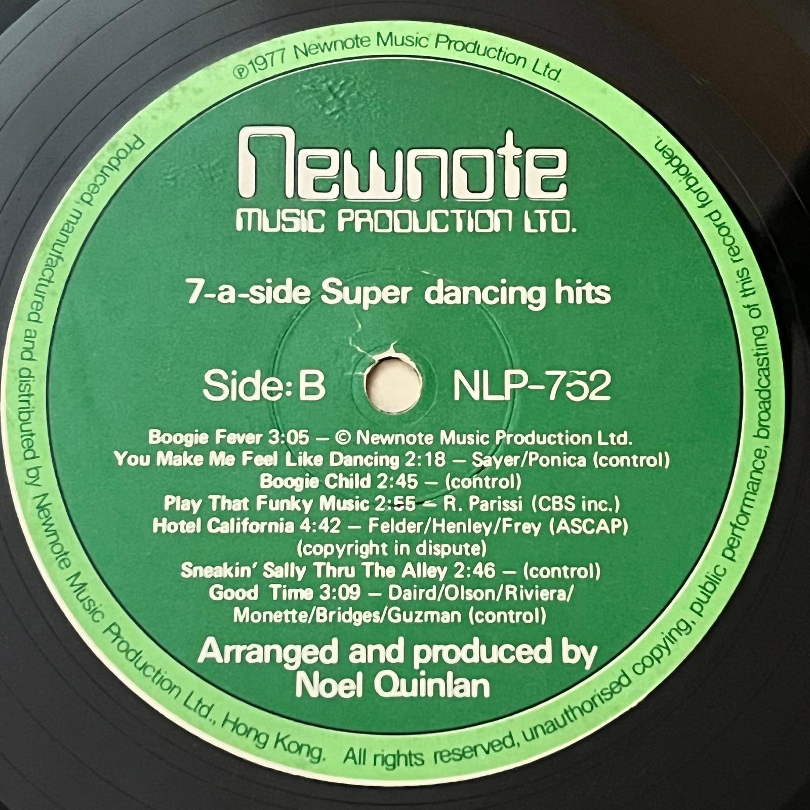7-A-Side - Super Dancing Hits - Five Flags Records