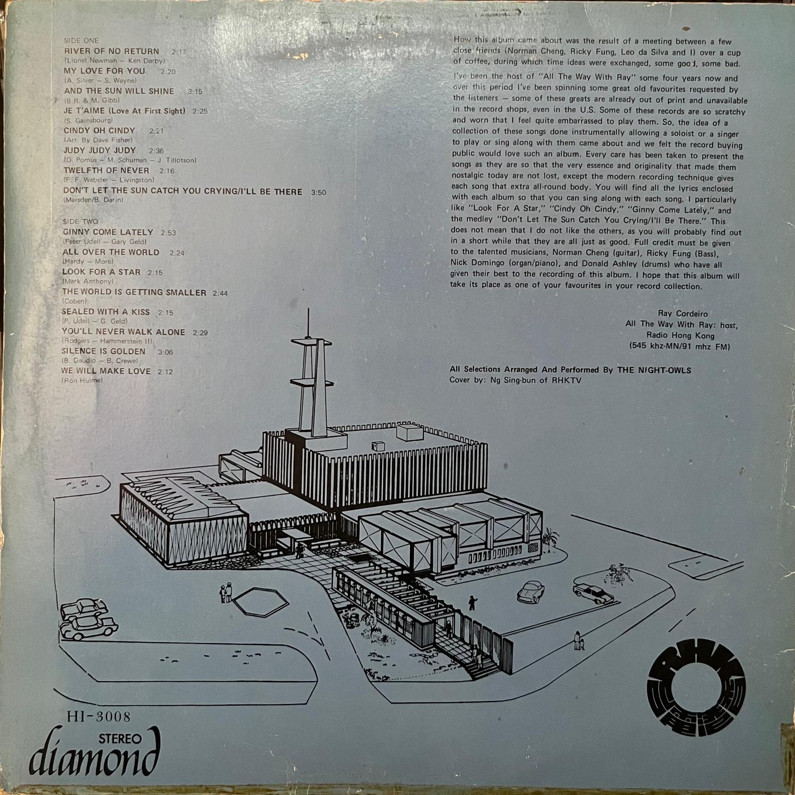 The Night-Owls - All The Way With Ray: Instrumental Versions - Five Flags Records